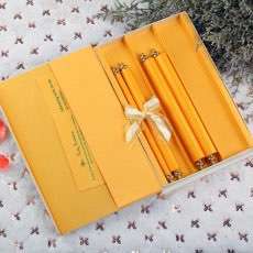 Scroll Invitation Card with Hardcover Box Foil Printing Customized 